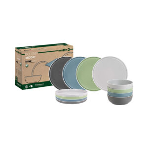 Dolomit Midday - melamine dinnerware (12 pieces)